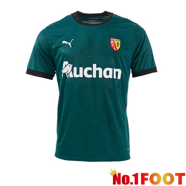 RC Lens Away Soccer Jersey Green 2024/2025