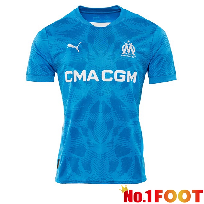 Marseille OM Goalkeeper Soccer Jersey Blue 2024/2025