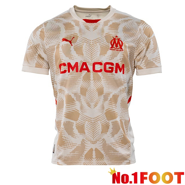 Marseille OM Goalkeeper Soccer Jersey Orange 2024/2025