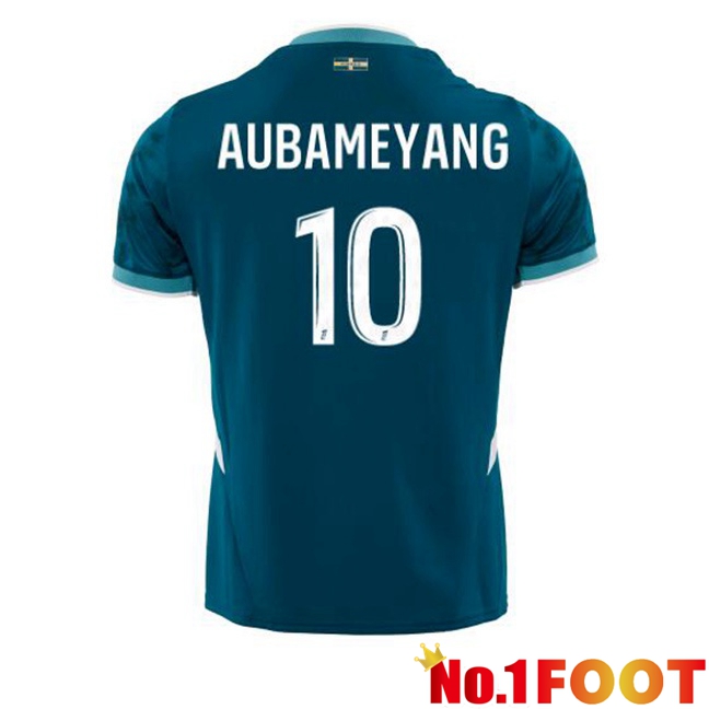 Marseille OM (AUBAMEYANG 10) Away Soccer Jersey Blue 2024/2025