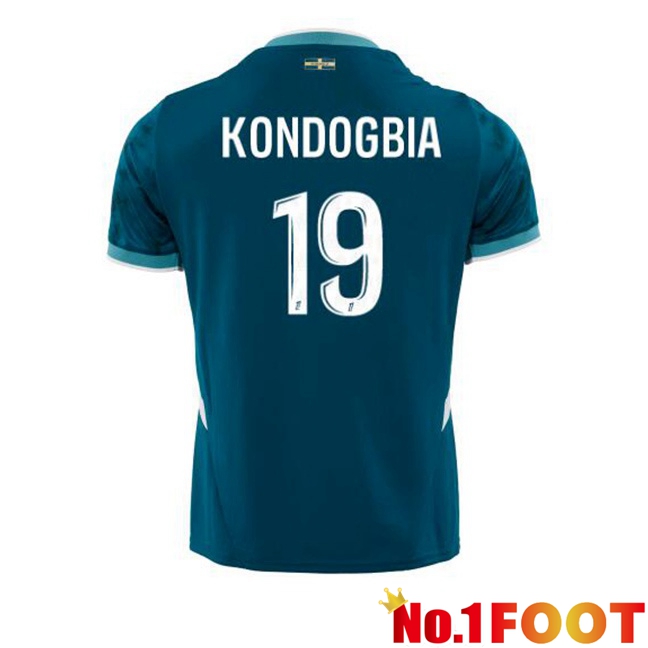 Marseille OM (KONDOGBIA 19) Away Soccer Jersey Blue 2024/2025