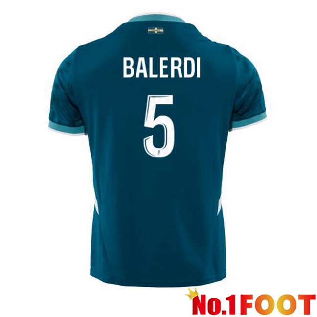 Marseille OM (BALERDI 5) Away Soccer Jersey Blue 2024/2025