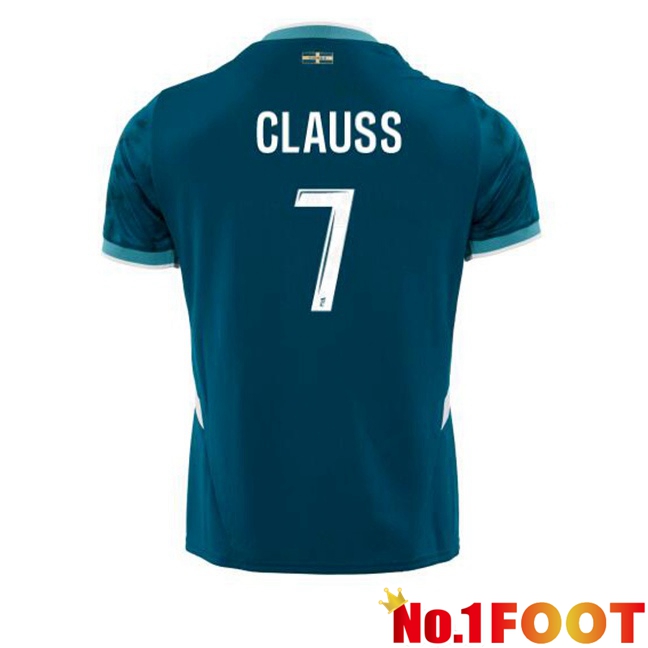 Marseille OM (CLAUSS 7) Away Soccer Jersey Blue 2024/2025