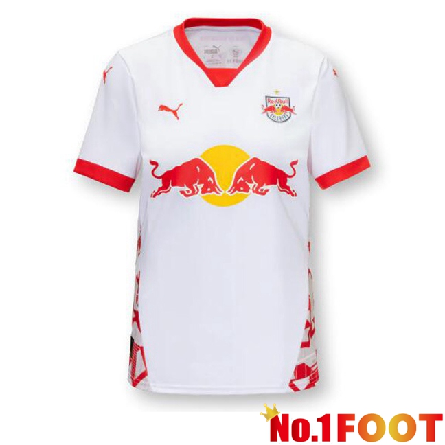 FC Red Bull Salzburg Home Soccer Jersey White 2024/2025