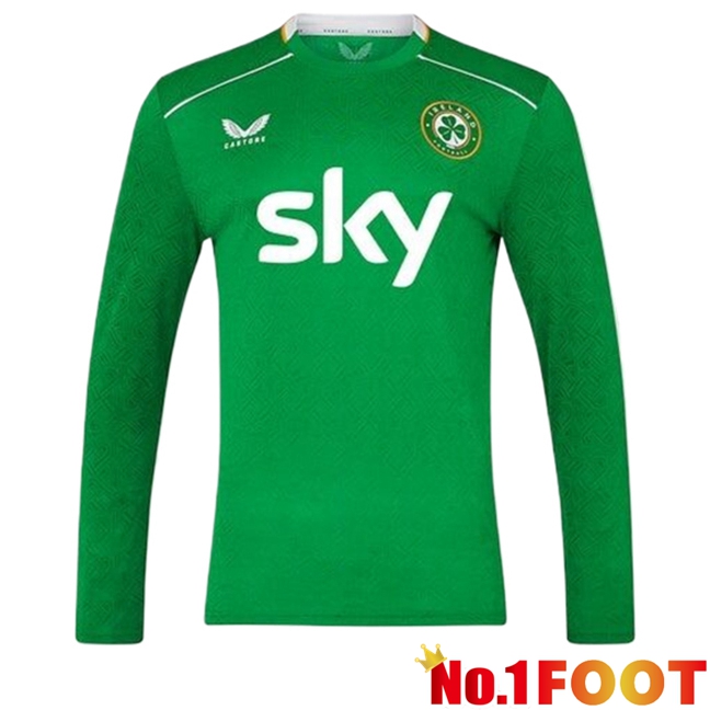 Ireland Long sleeve Home New Soccer Jersey 2024/2025