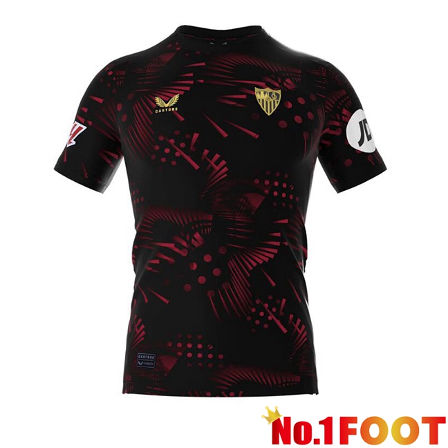 Sevilla FC Third Soccer Jersey Black 2024/2025