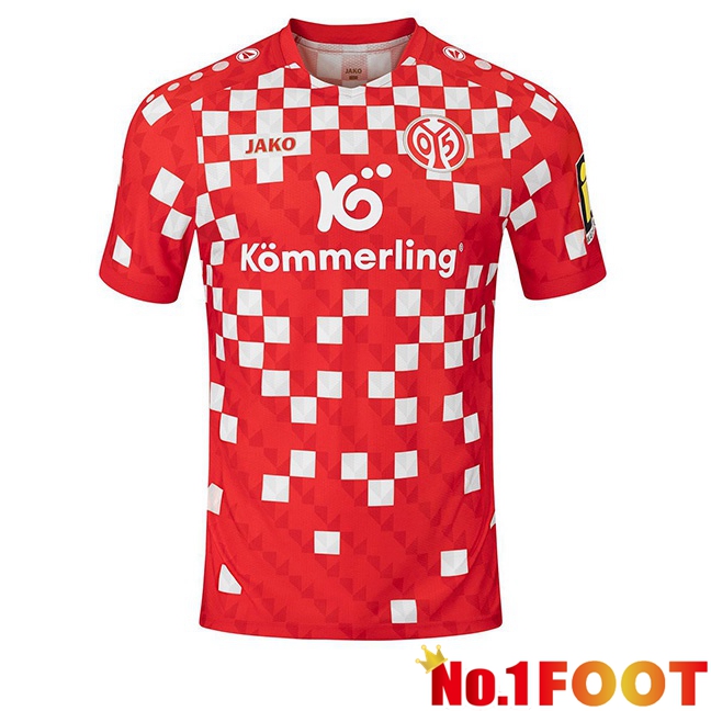 FSV Mainz 05 Home Soccer Jersey Red 2024/2025