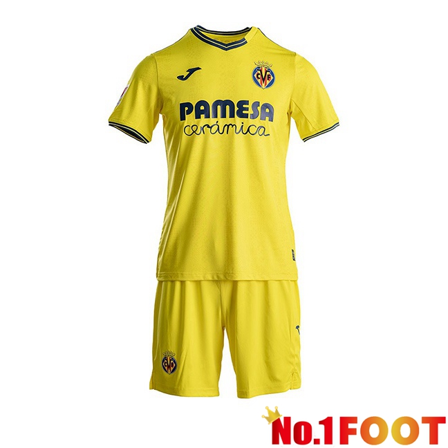 Villarreal Kids Home Soccer Jersey Yellow 2024/2025 - Click Image to Close