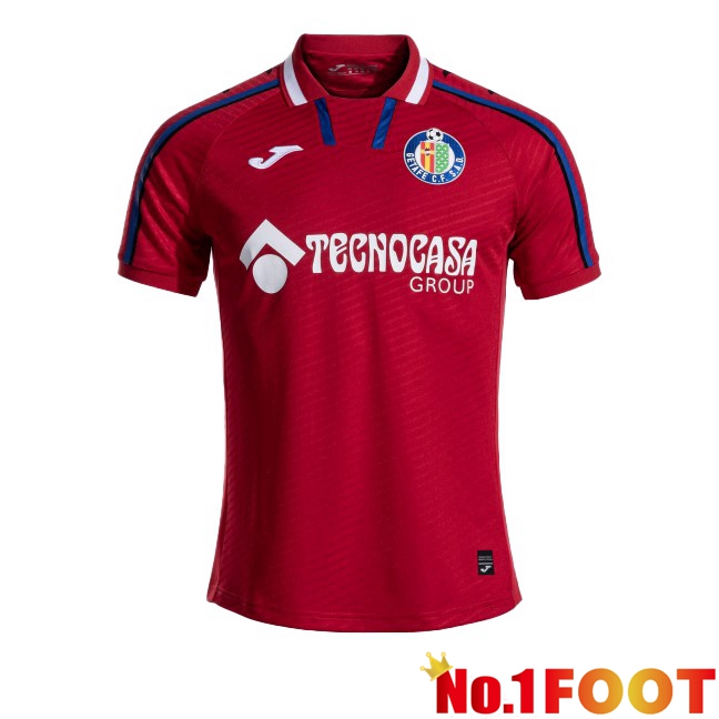 Getafe CF Away Soccer Jersey Red 2024/2025