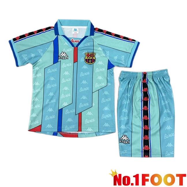 FC Barcelona Retro Kids Home Soccer Jersey 1996/1997