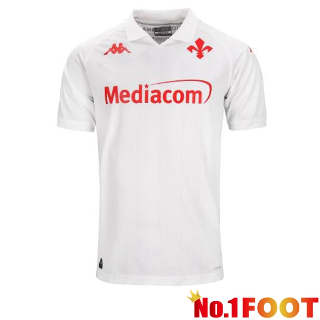 ACF Fiorentina Away Soccer Jersey White 2024/2025