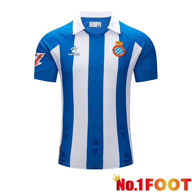 RCD Espanyol Home Soccer Jersey Blue White 2024/2025