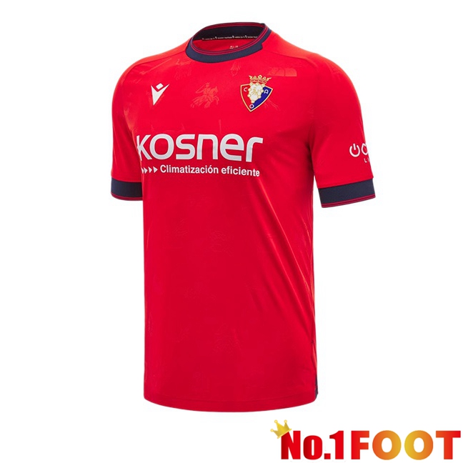 CA Osasuna Home Soccer Jersey Red 2024/2025