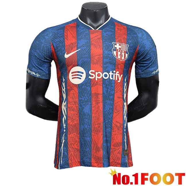 FC Barcelona Soccer Jersey Special Edition Red/Blue 2024/2025