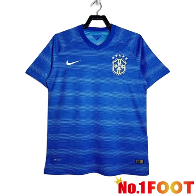 Brazil Retro Away Soccer Jersey 2014