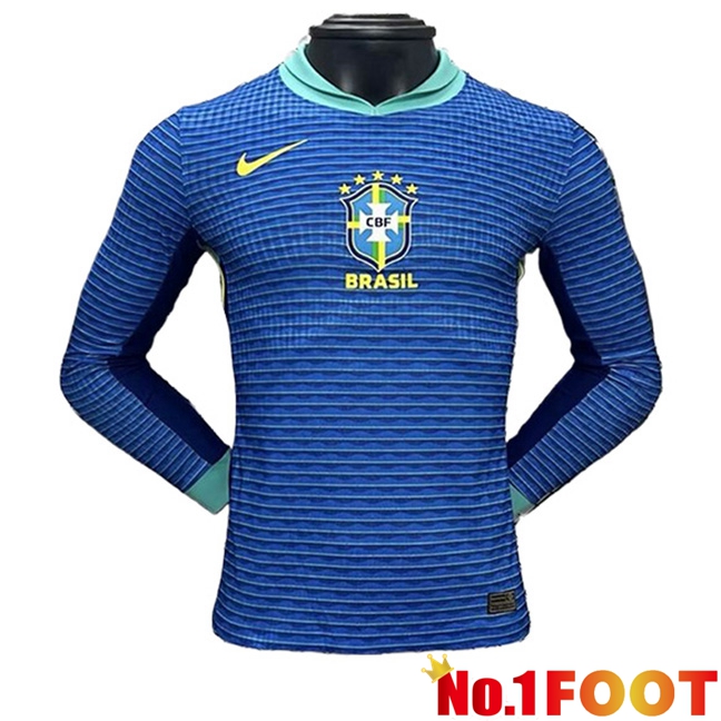 Brazil Away Soccer Jersey Long sleeve 2024/2025