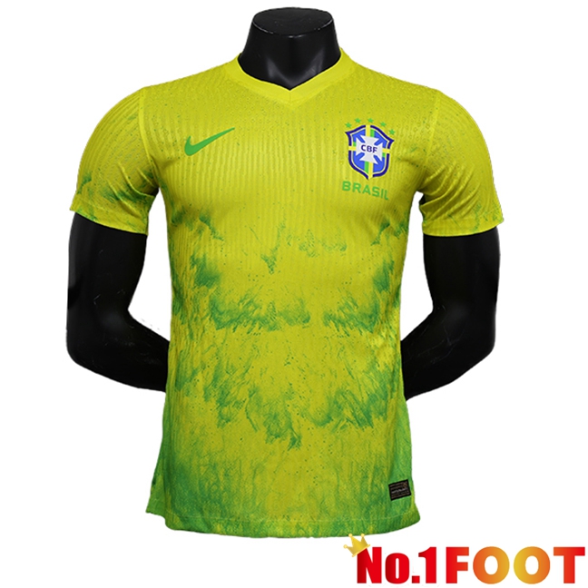 Brazil Soccer Jersey Special Edition Yellow 2024/2025