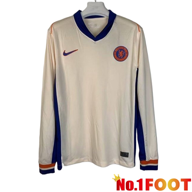 FC Chelsea Away Soccer Jersey Long sleeve 2024/2025