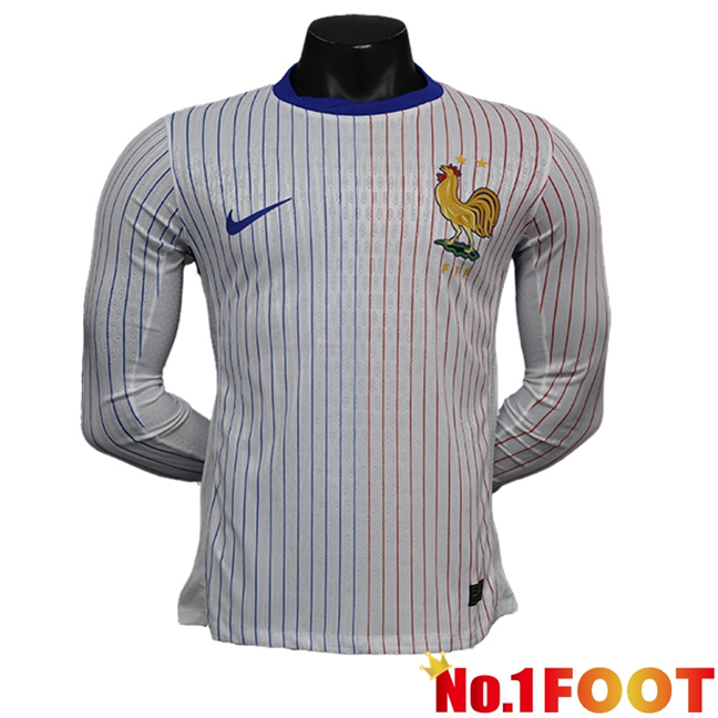 France Away Soccer Jersey Long sleeve 2024/2025