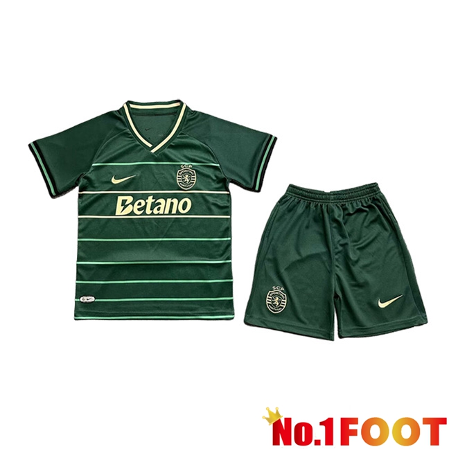 Sporting Kids Soccer Jersey Special Edition Green 2024/2025