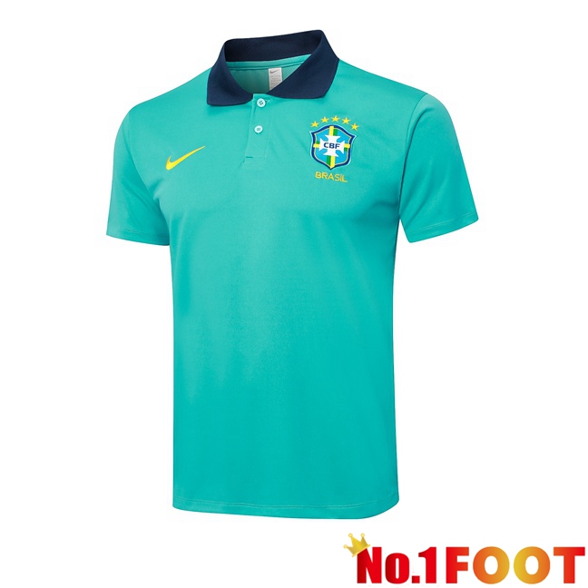 Brazil Soccer Polo Green 2024/2025 - Click Image to Close