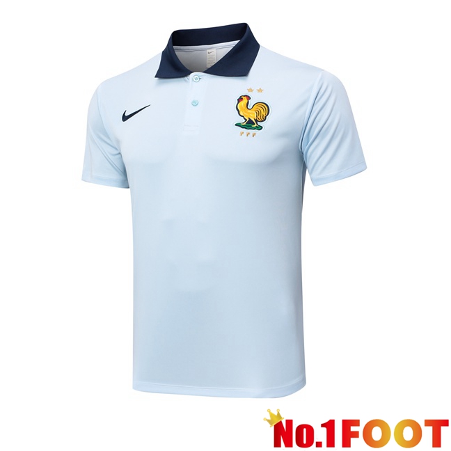 France Soccer Polo Blue 2024/2025