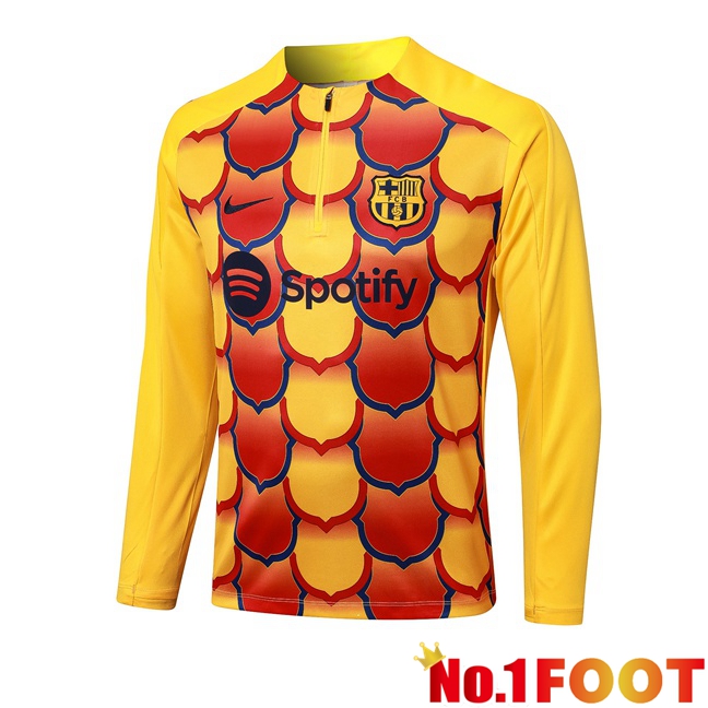 FC Barcelona Training Sweatshirt Yellow 2024/2025