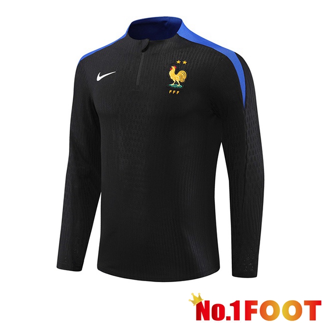 France Training Sweatshirt Black 2024/2025