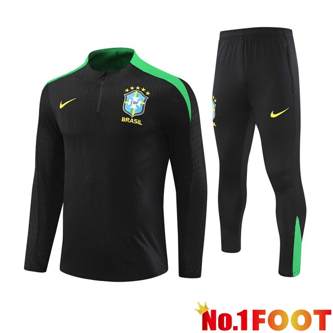 Brazil kit Training Tracksuit Black 2024/2025