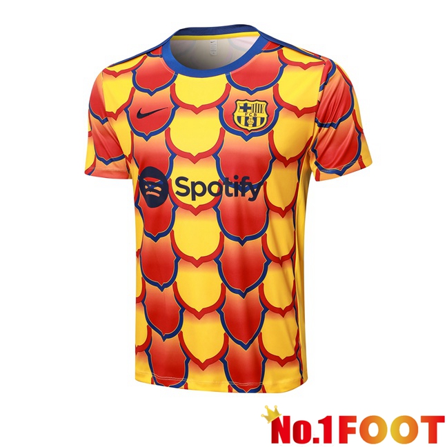 FC Barcelona Training T Shirt Yellow 2024/2025