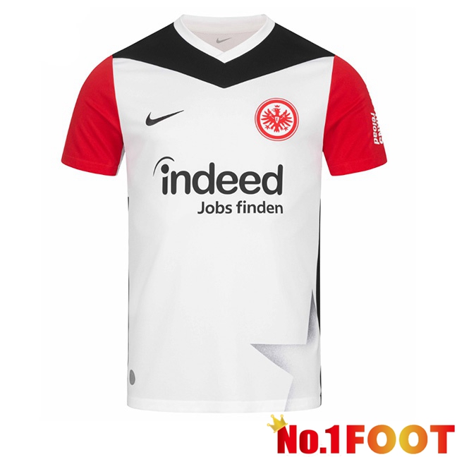 Eintracht Frankfurt Home Soccer Jersey White Red 2024/2025