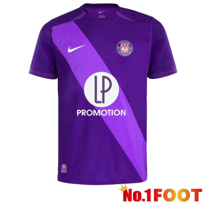 Toulouse Home Soccer Jersey Purple 2024/2025