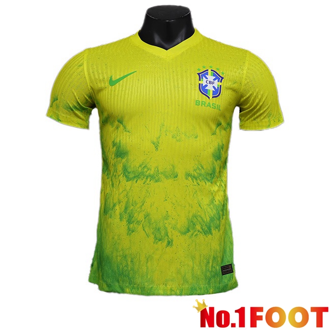 Brazil Soccer Jersey Special Edition Yellow 2024/2025