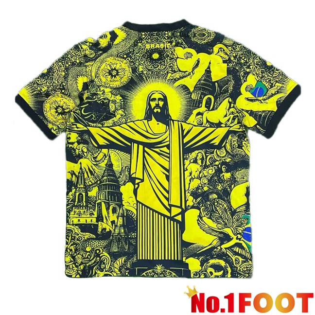 Brazil Soccer Jersey Special Edition Yellow 2024/2025