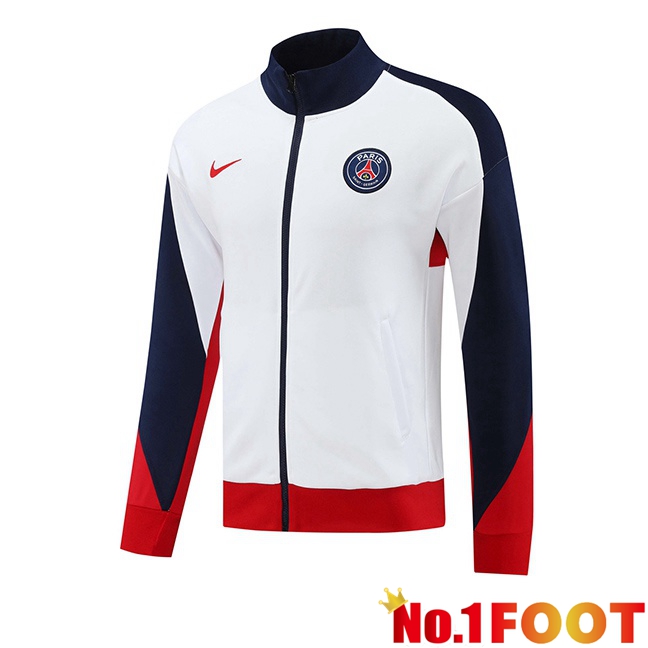 Paris PSG Training Jacket White 2024/2025