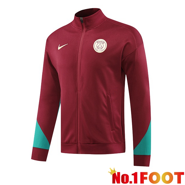 Paris PSG Training Jacket Red 2024/2025