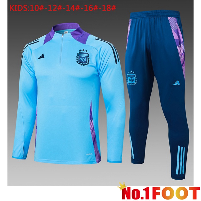 Argentina Kids kit Training Tracksuit Blue 2024/2025