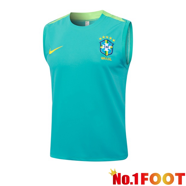 Brazil Soccer Vest Green 2024/2025