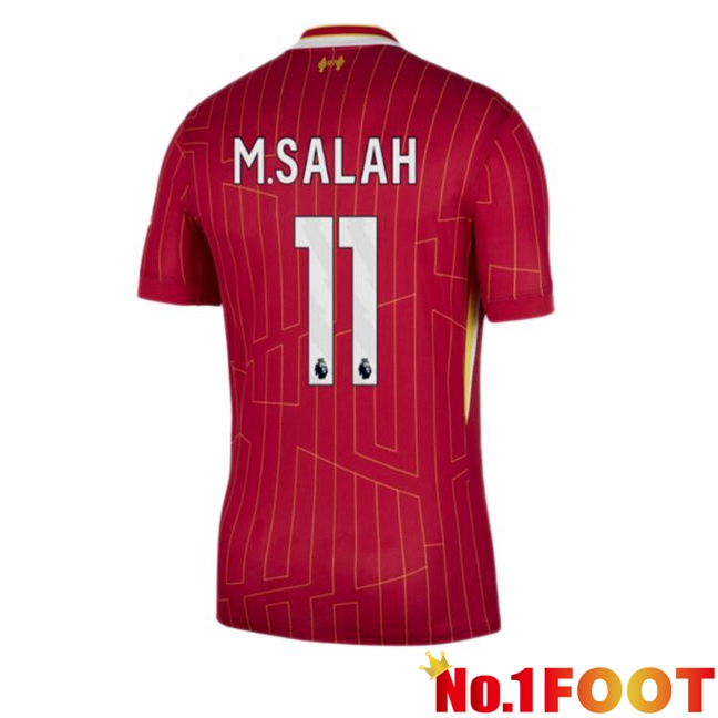 FC Liverpool (M.SALAH 11) Home Soccer Jersey Red 2024/2025