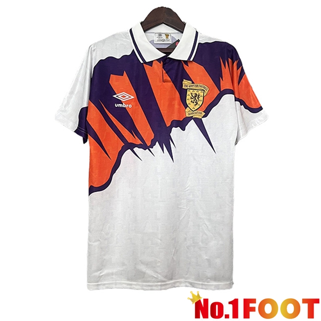 Scotland Retro Away Soccer Jersey 1991/1993