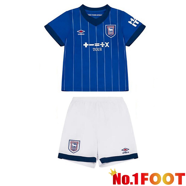 Ipswich Town Kids Home Soccer Jersey Blue 2024/2025