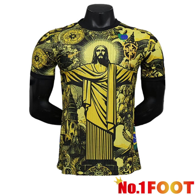 Brazil Soccer Jersey Special Edition Yellow 2024/2025