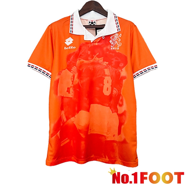 Netherlands Home Soccer Jersey 1996