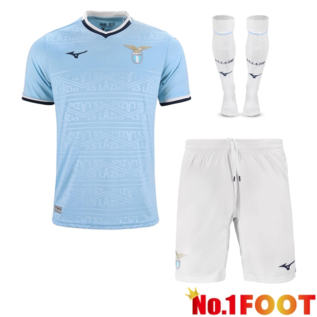 SS Lazio Home kit Soccer Jersey (Shorts + Socks) 2024/2025 - Click Image to Close