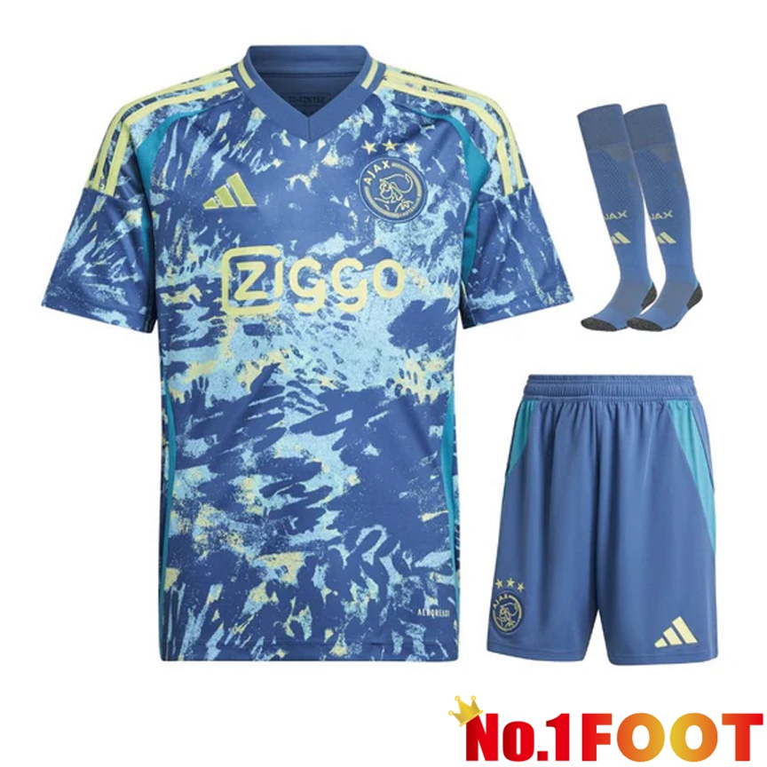 AFC Ajax Away kit Soccer Jersey (Shorts + Socks) 2024/2025