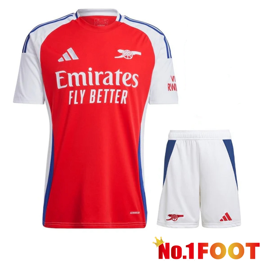 Arsenal Home kit Soccer Jersey + Shorts 2024/2025