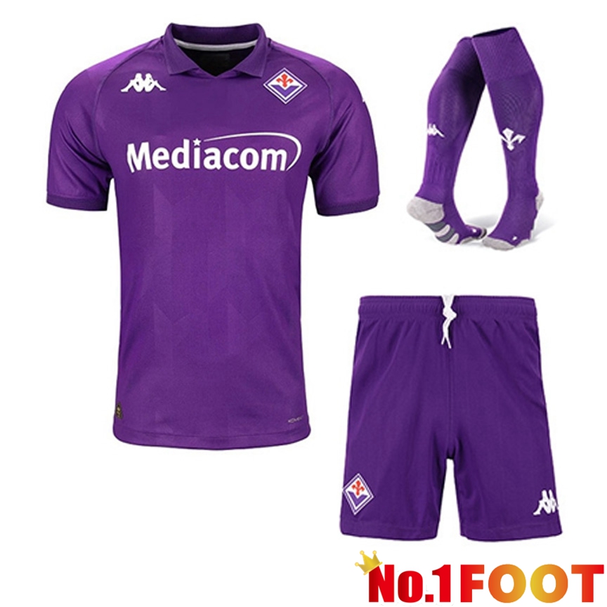 ACF Fiorentina Away kit Soccer Jersey (Shorts + Socks) 2024/2025 - Click Image to Close