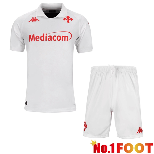 ACF Fiorentina Away kit Soccer Jersey + Shorts 2024/2025