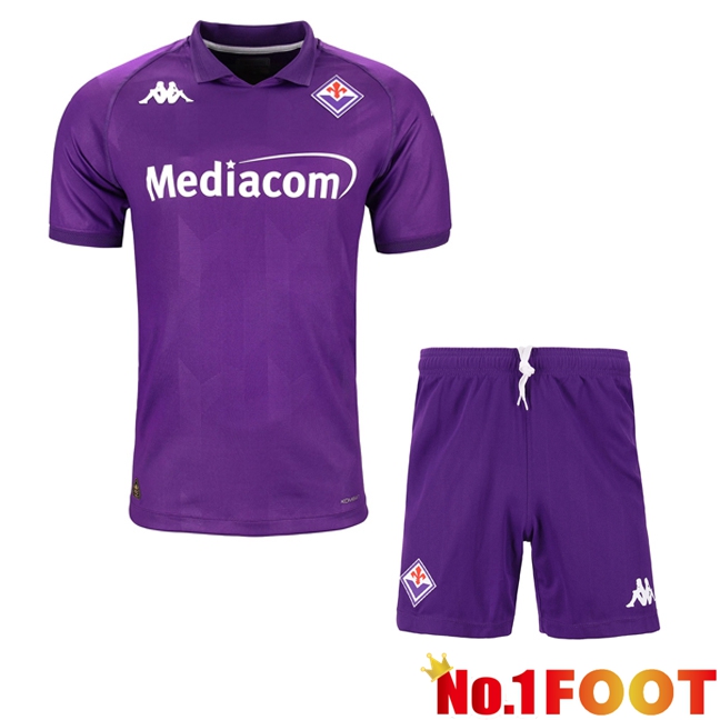 ACF Fiorentina Home kit Soccer Jersey + Shorts 2024/2025