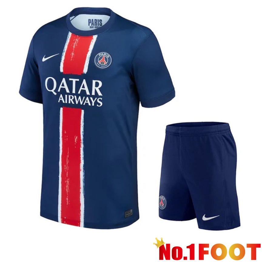 Paris PSG Home kit Soccer Jersey + Shorts 2024/2025